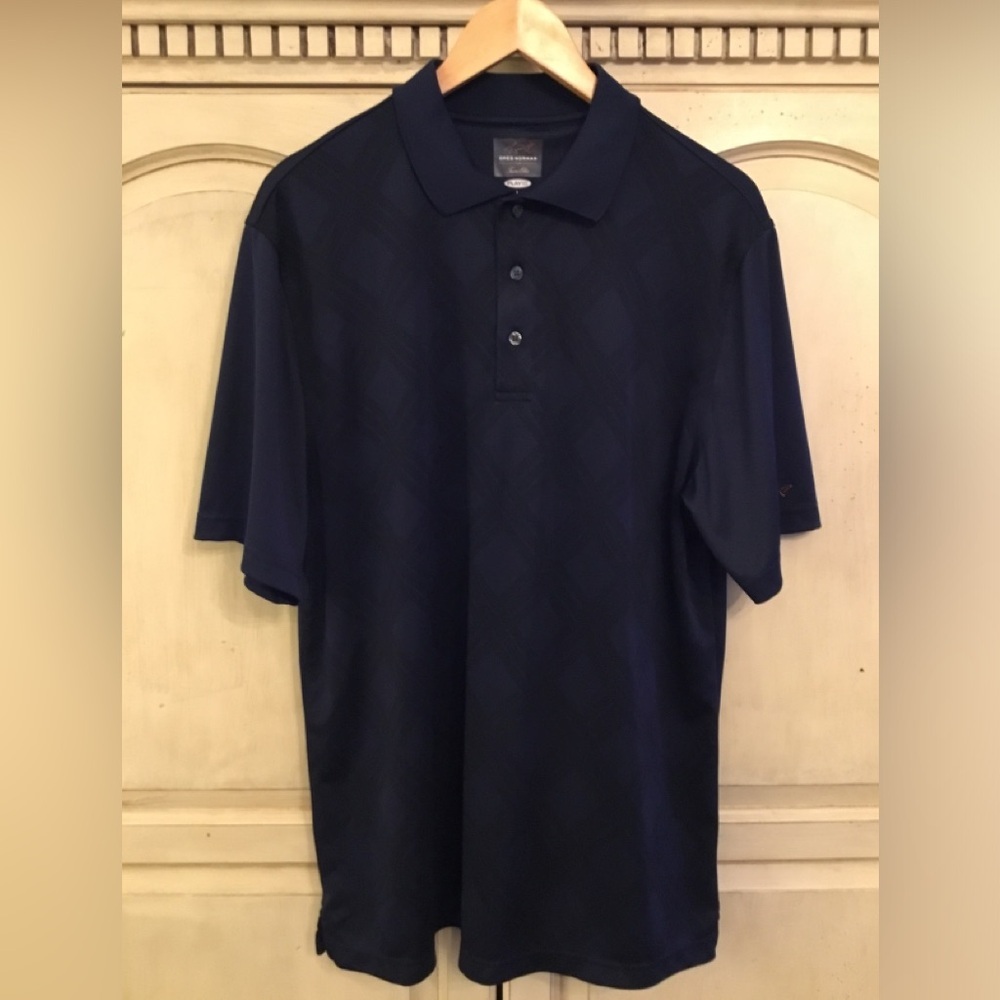 Greg Norman Men’s Navy Blue Polo Shirt Size L